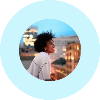 Person using Roommates.com on mobile