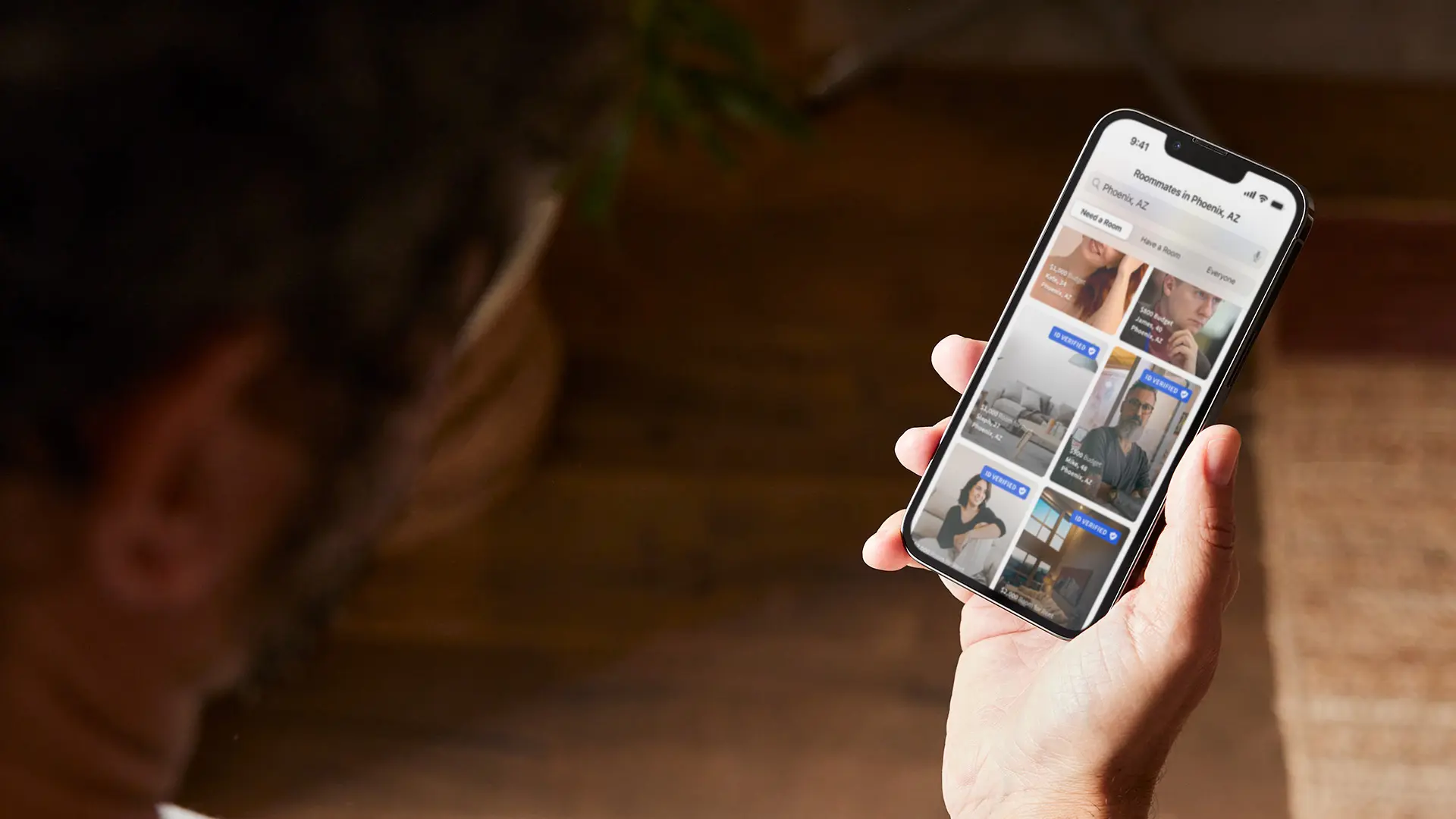 Official Roommates.com iOS app - header image